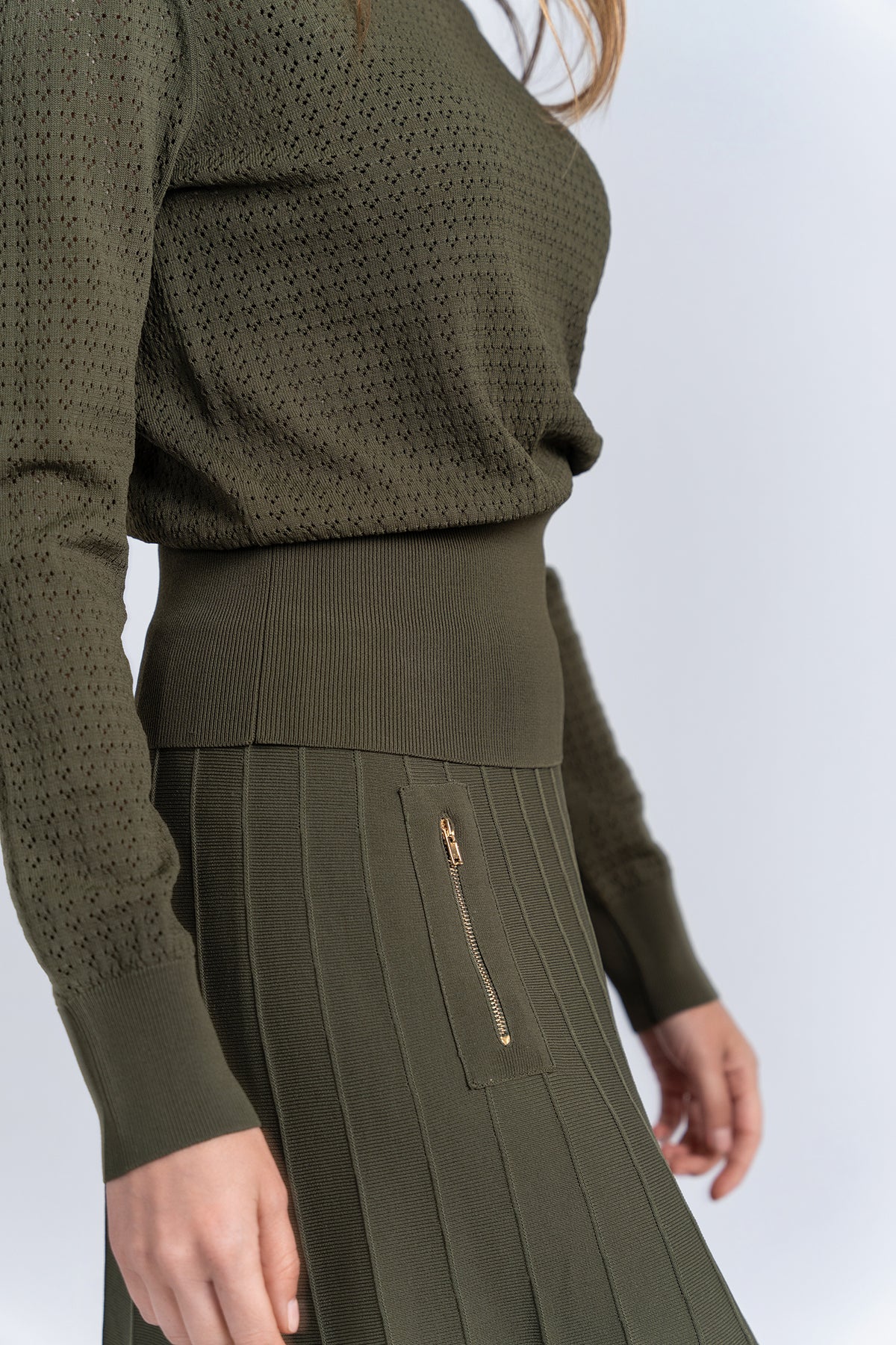 Aleeza Paris Cascade Knit Top – modest top