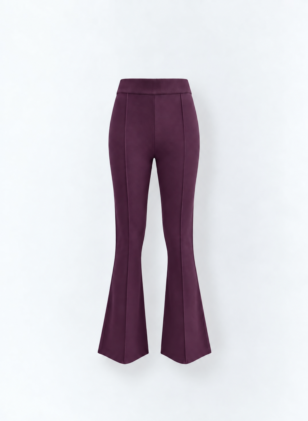 Aleeza Paris Celeste Flare Pants – modest pants in Plum
