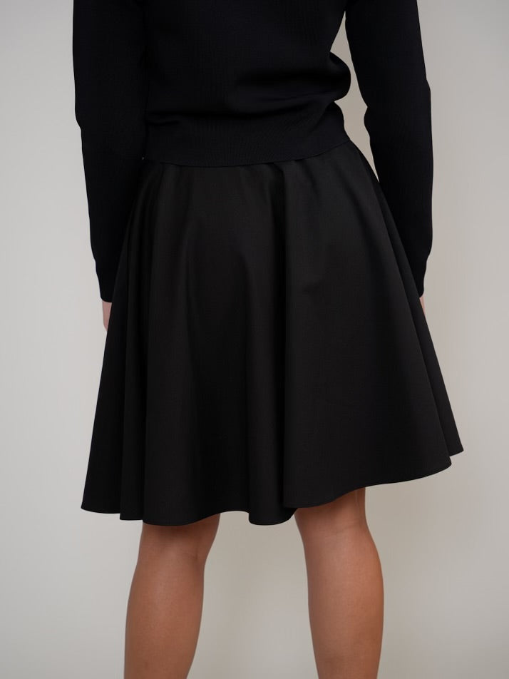 Aleeza Paris Classic Aline Skirt – modest skirt in Black
