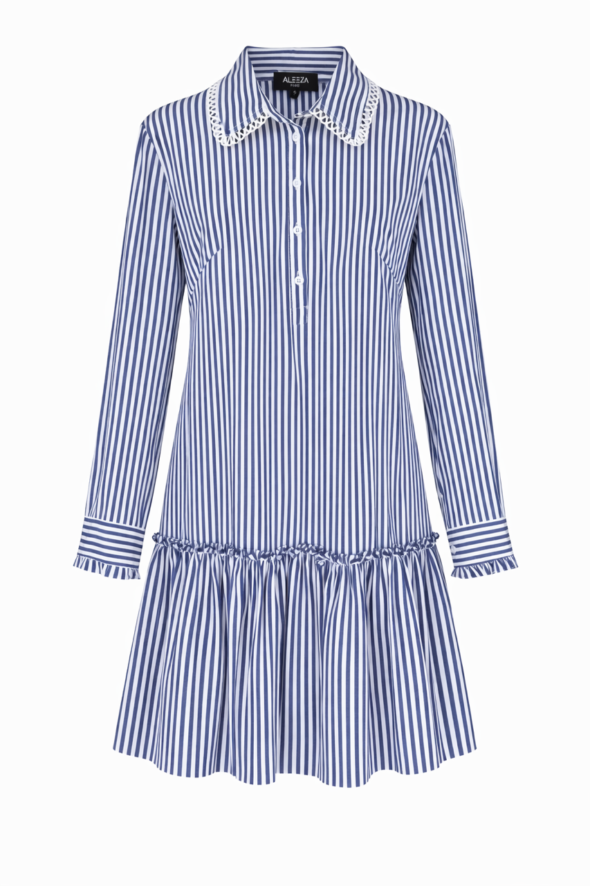 Seabreeze Scallop Dress