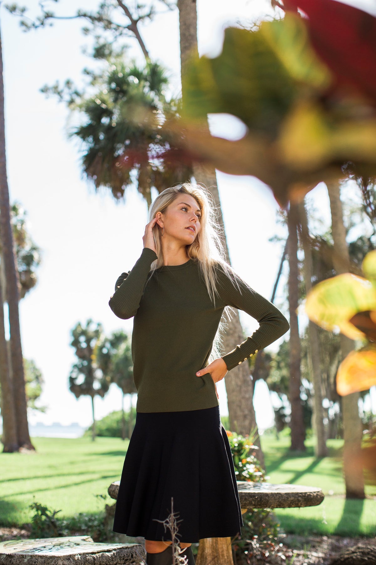 Aleeza Paris Darien Knit Top – modest top