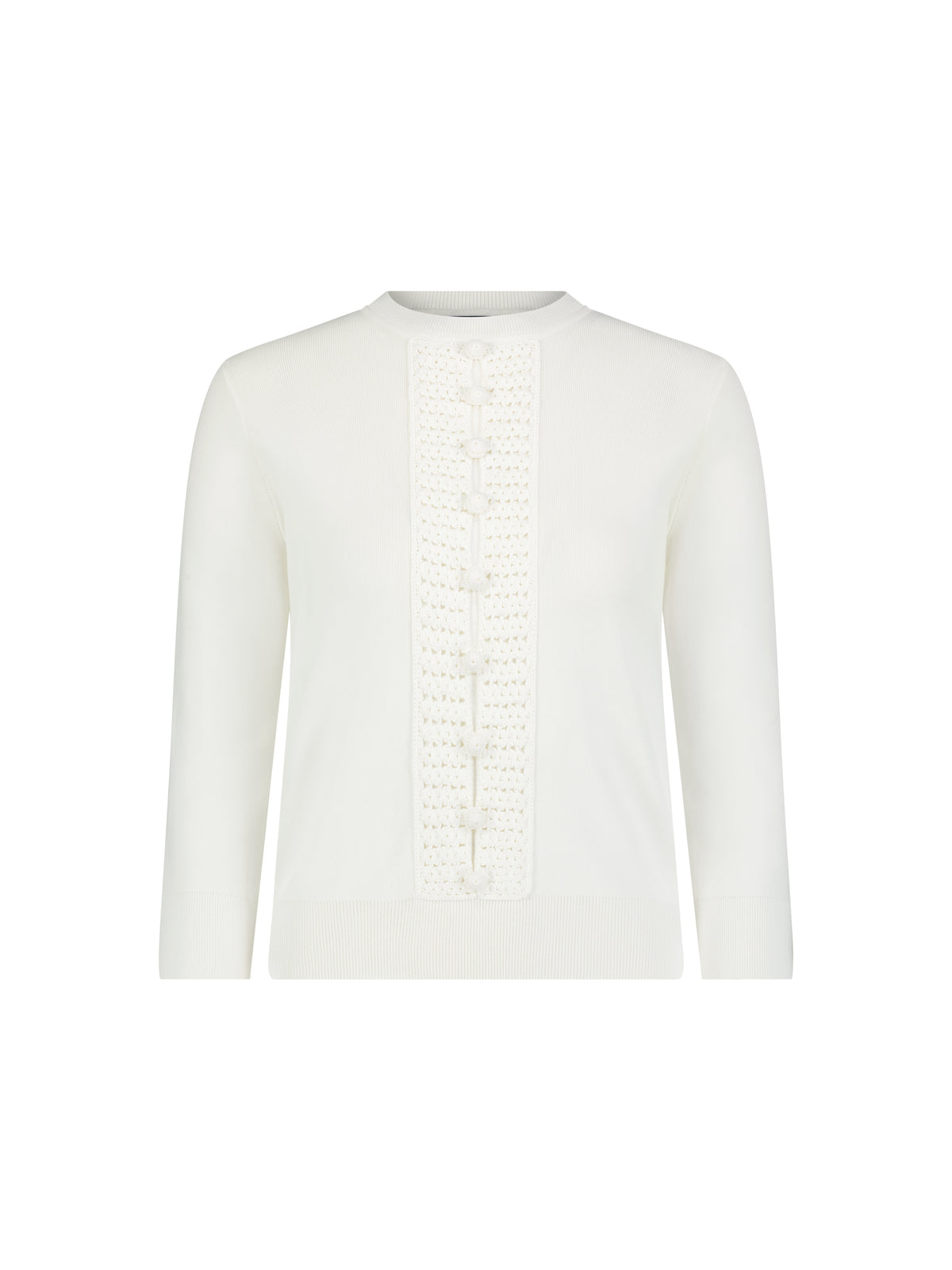 Aleeza Paris Elissa Knit Top – modest top in Ivory