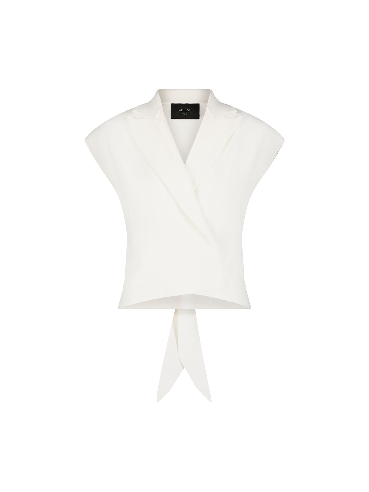 Aleeza Paris Elli Tie Blazer – modest dress in Ivory