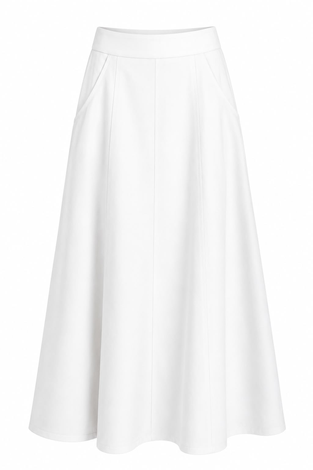 Aleeza Paris Eva Trench Skirt – modest skirt in White