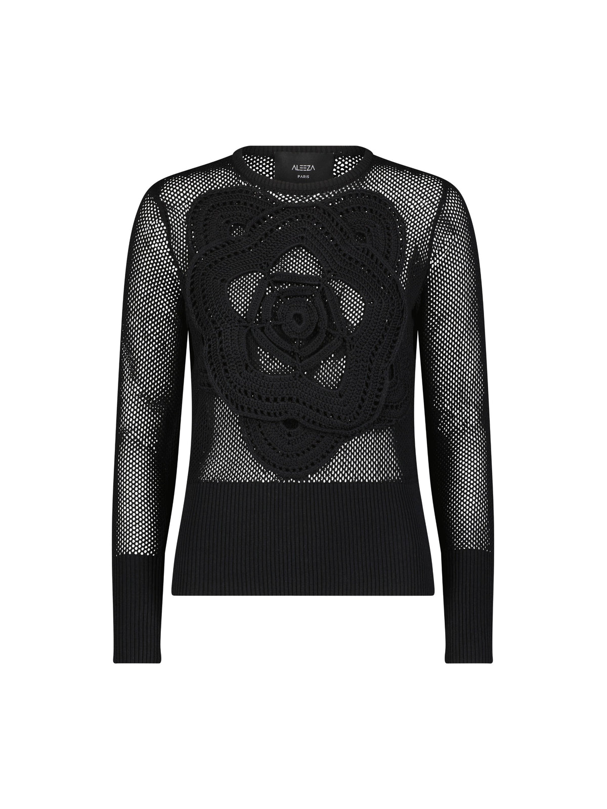 Aleeza Paris Holly Sweater – modest top in Black
