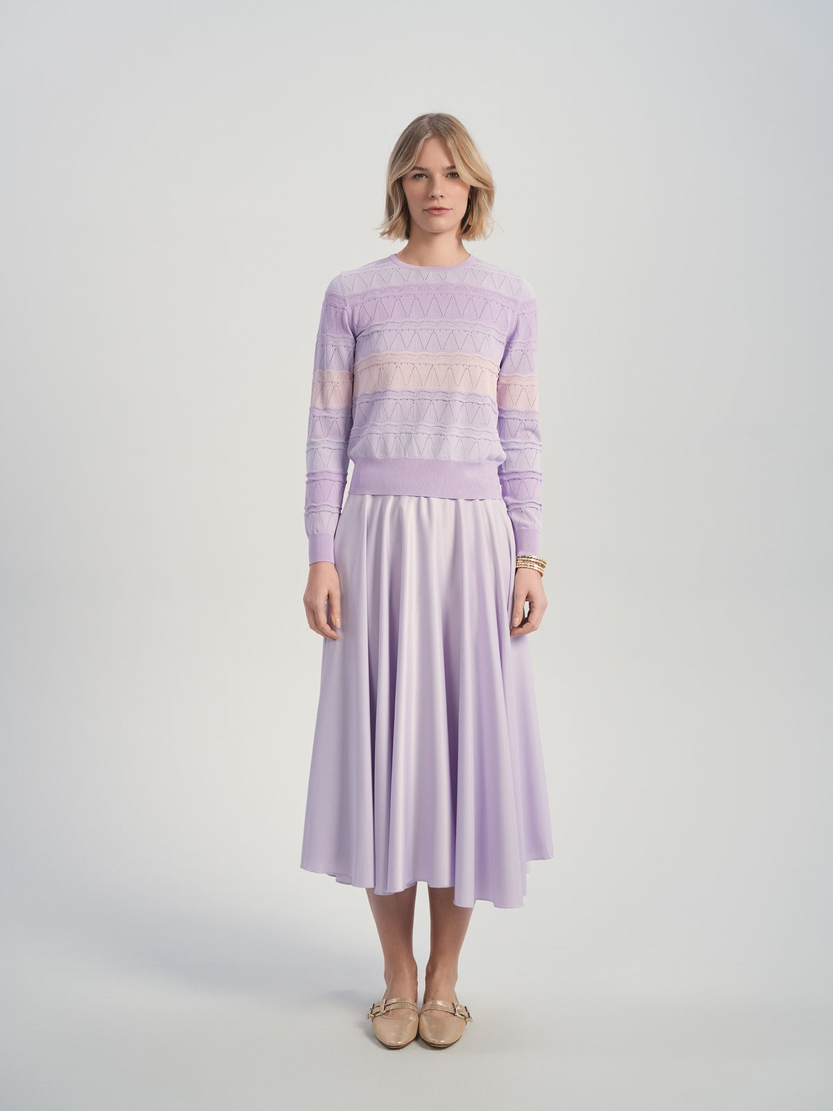 Aleeza Paris Jasper Top – modest top in Lavender Color Tones