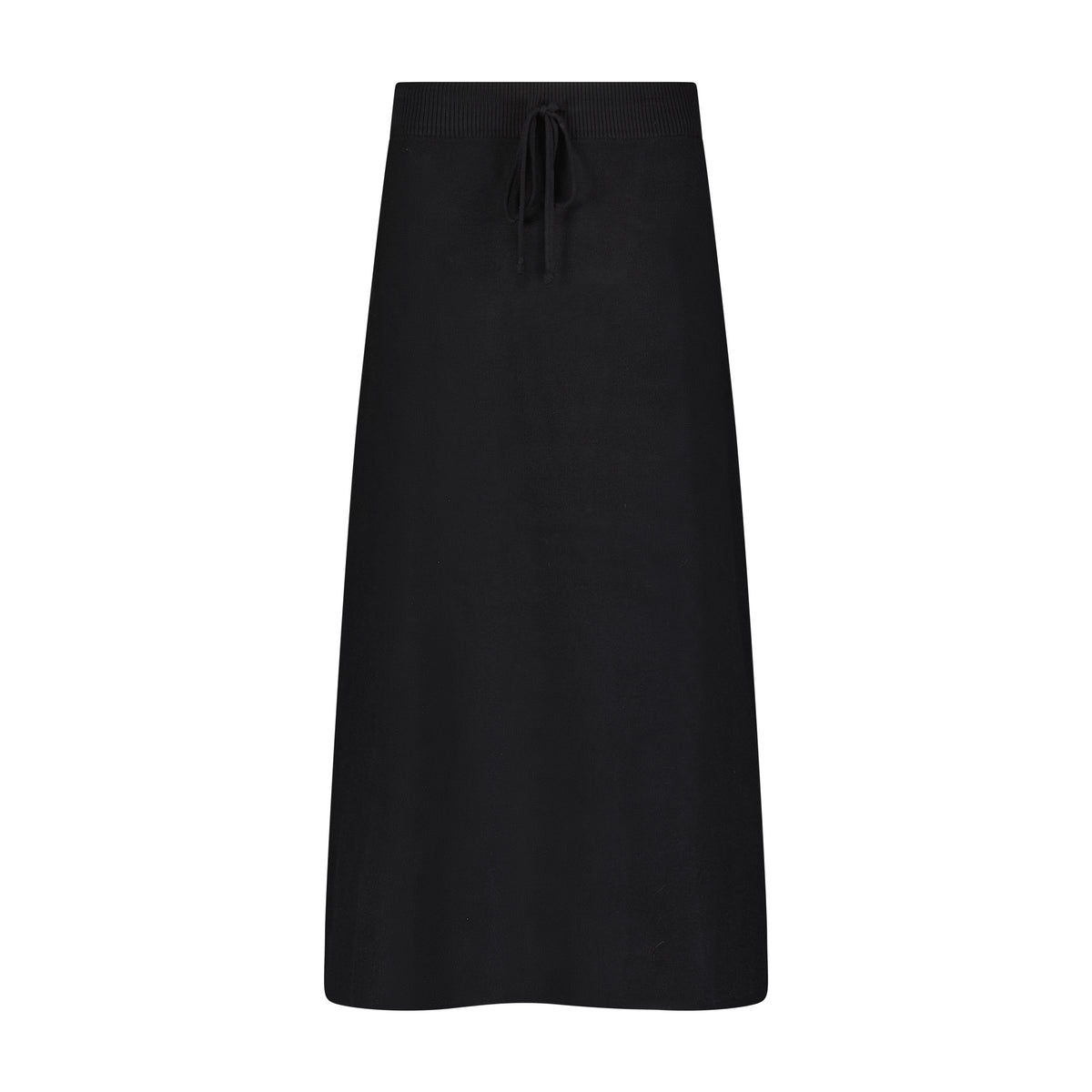 Aleeza Paris Knit Pull String Skirt – modest skirt in Black