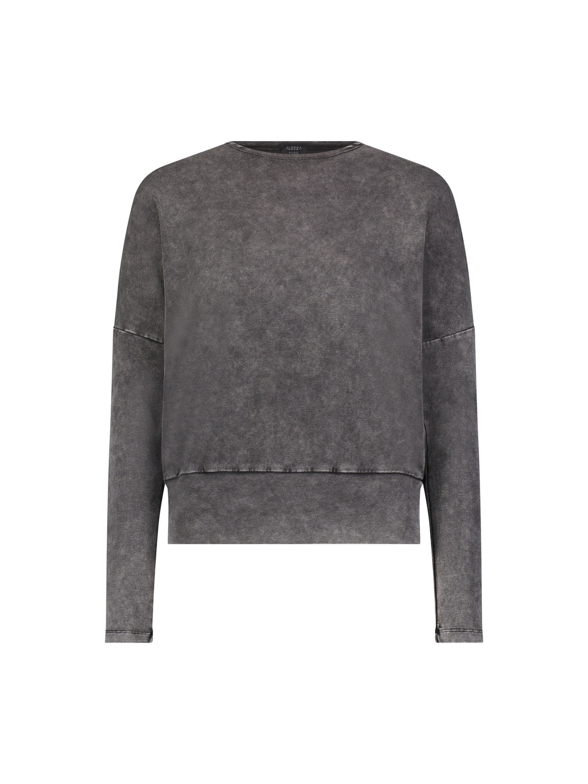 Aleeza Paris Lara T-shirt – modest top in Black Denim