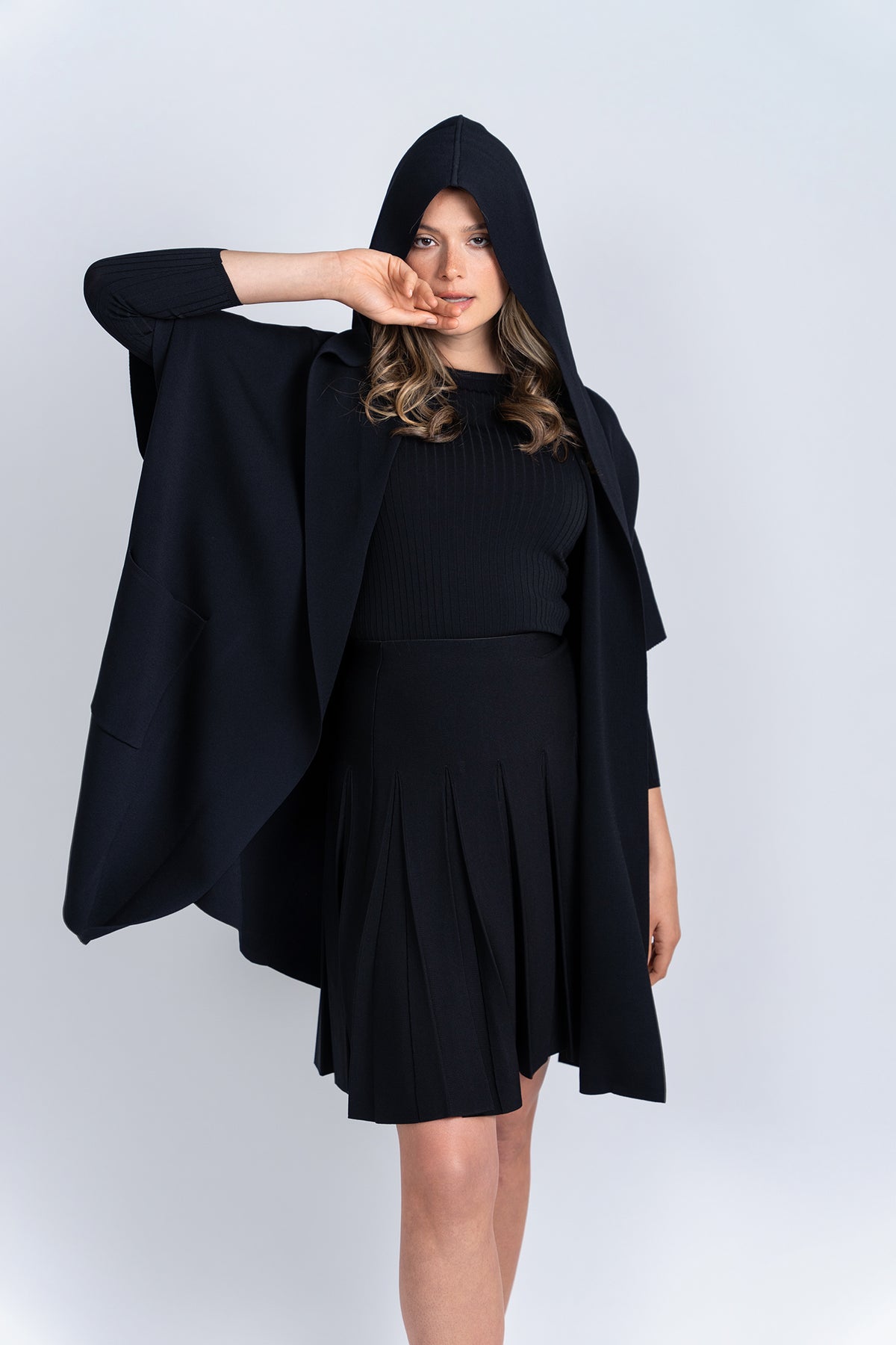 Aleeza Paris Malaga Jacket – modest top in Black