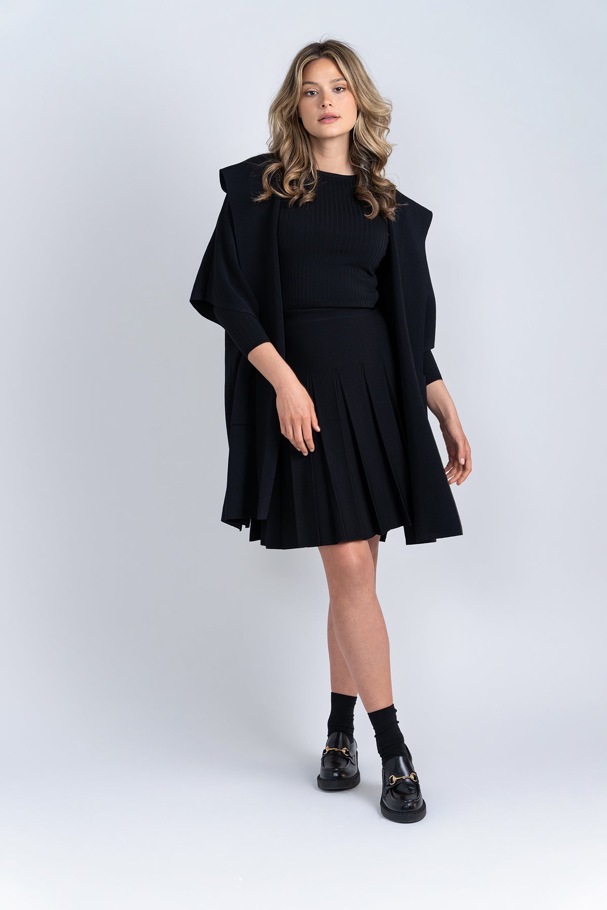 Aleeza Paris Malaga Jacket – modest top in Black
