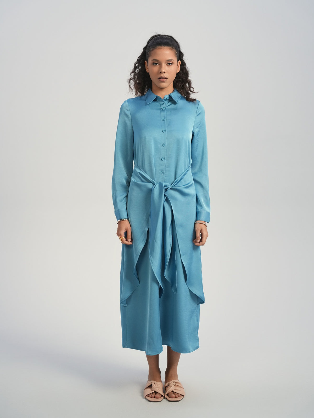 Aleeza Paris Maria Dress – modest dress in Light Blue