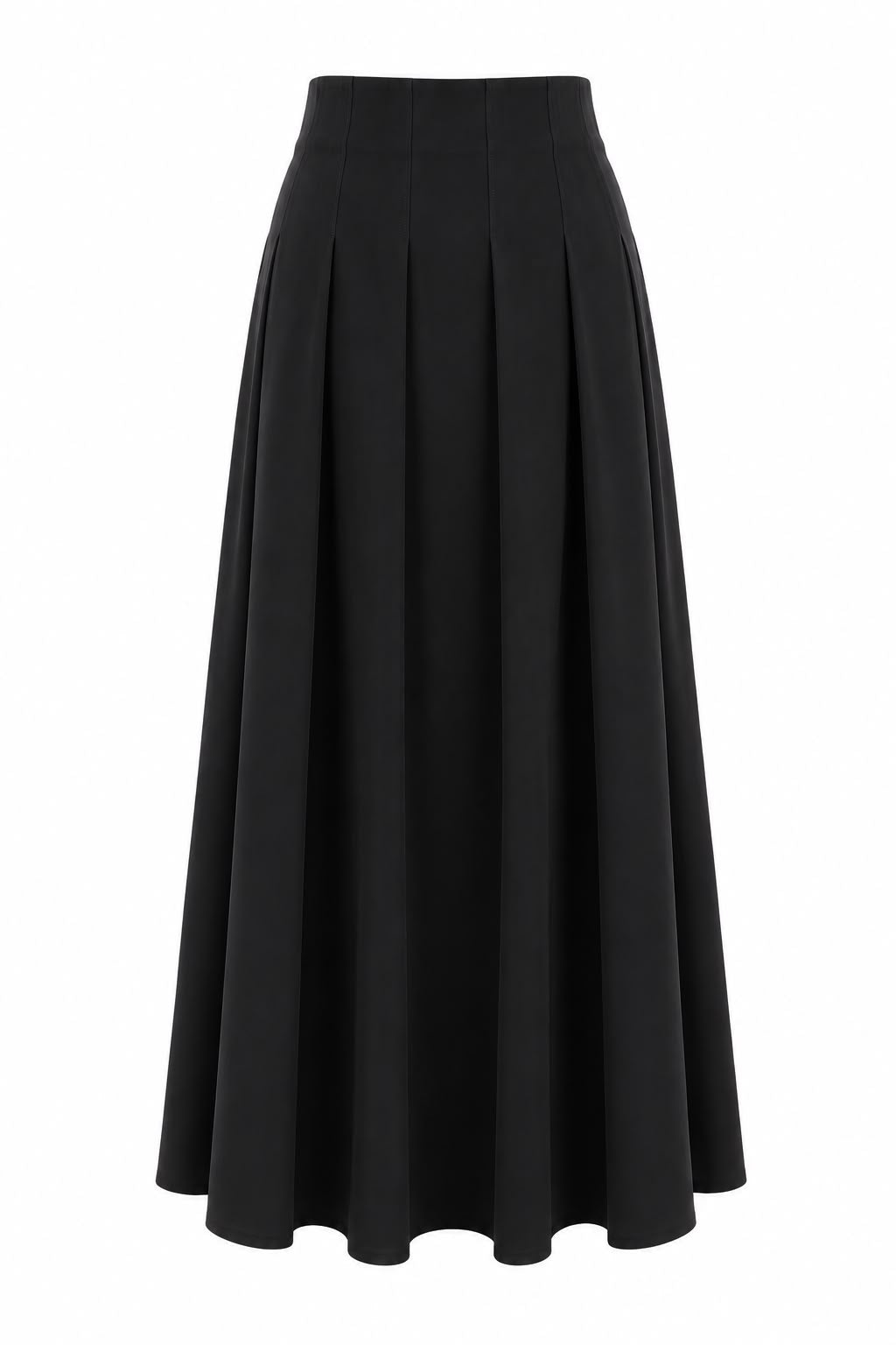 Aleeza Paris Maxi Pleat Skirt – modest skirt in Black