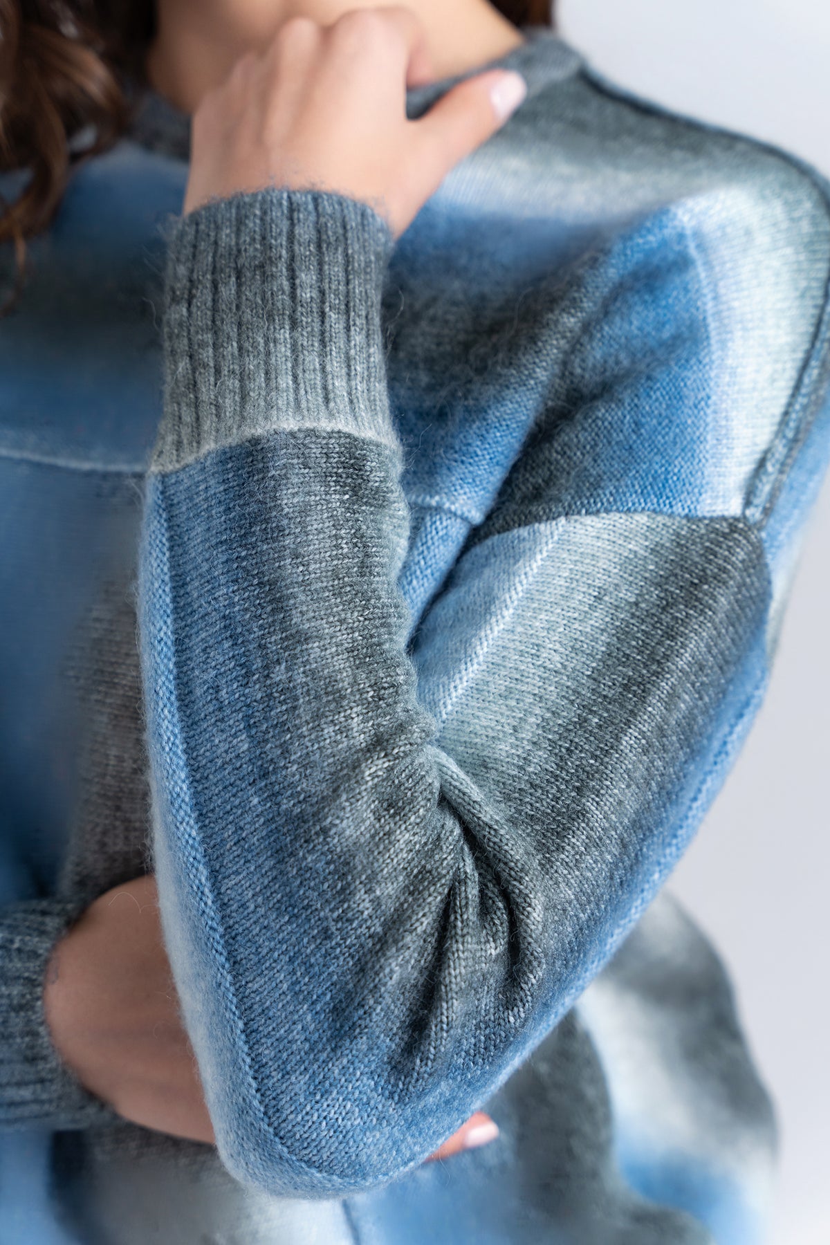 Aleeza Paris Milani Top – modest dress in Blue