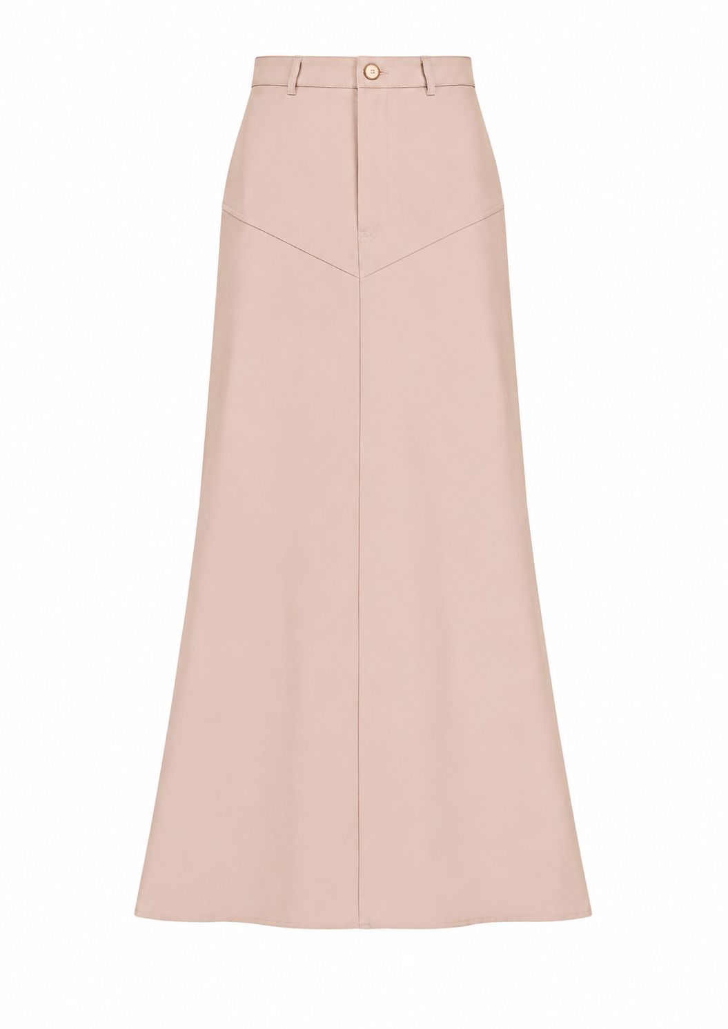 Aleeza Paris Milano Structured A-Line Skirt – modest skirt in Powder pink