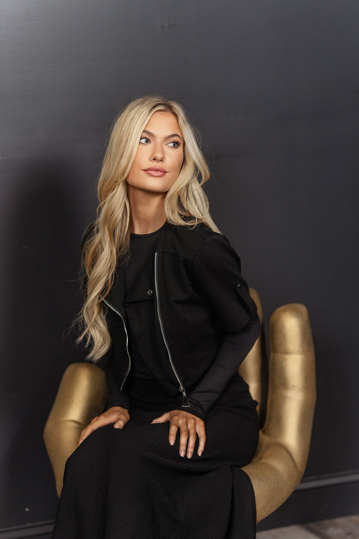 Naomi Stretch Jacket - Black