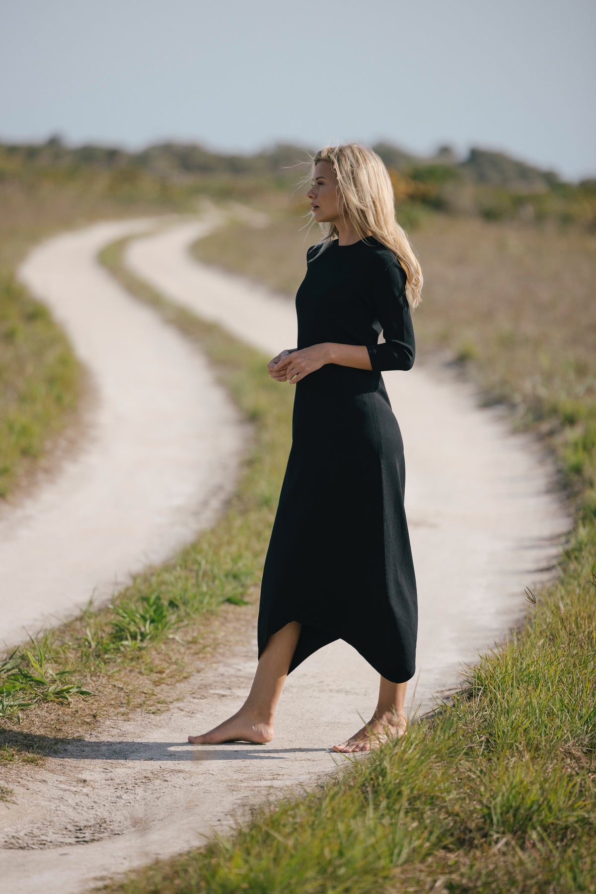 Aleeza Paris Nolan Asymmetrical Dress – modest dress