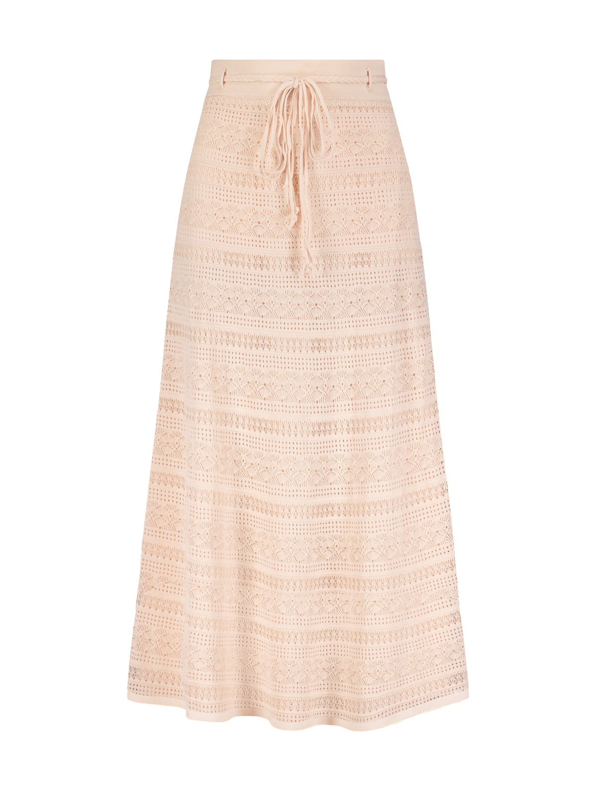 Aleeza Paris Oxford Knit Skirt – modest skirt in Blush