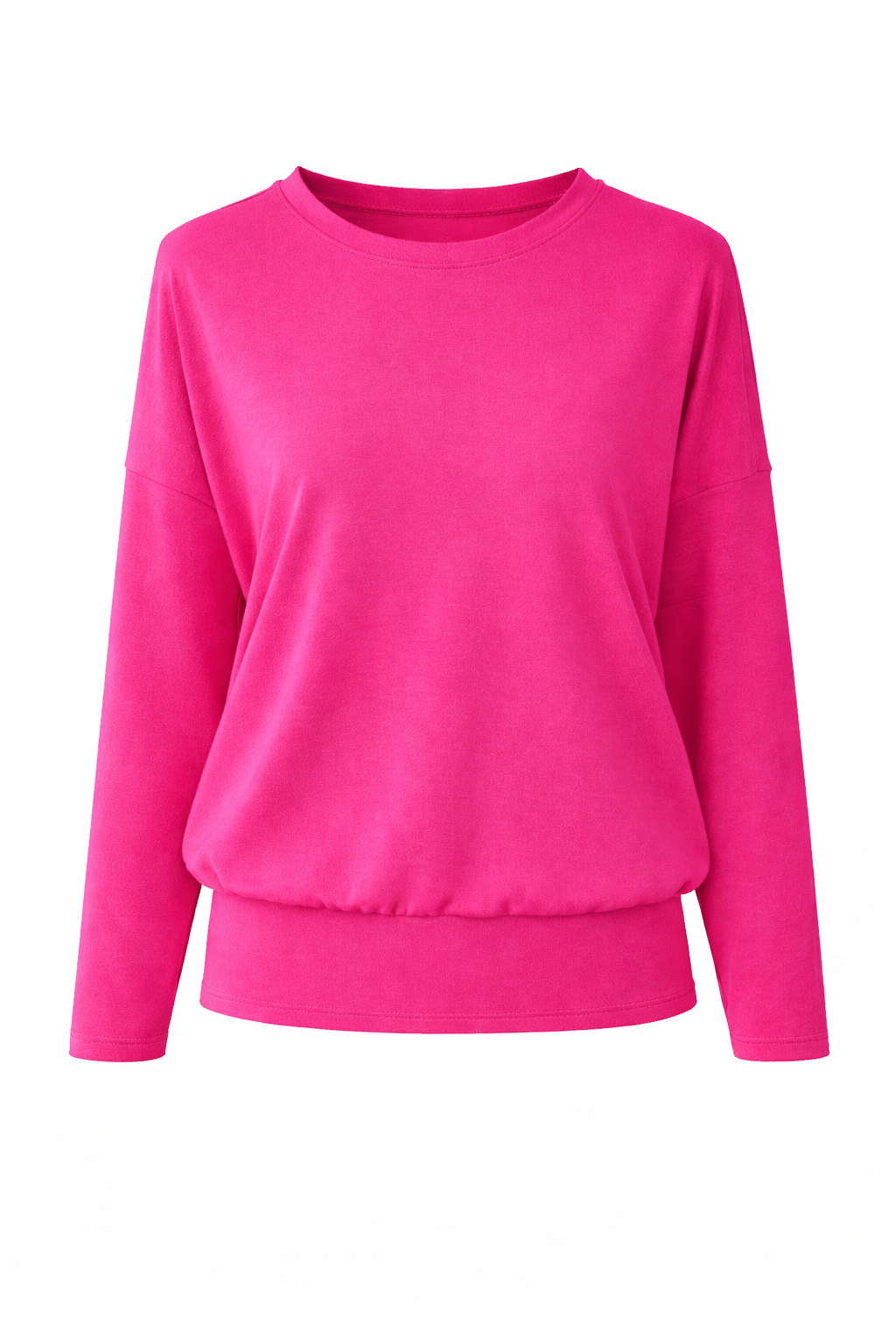 Aleeza Paris Relaxed Fit Top – modest top in Hot Pink