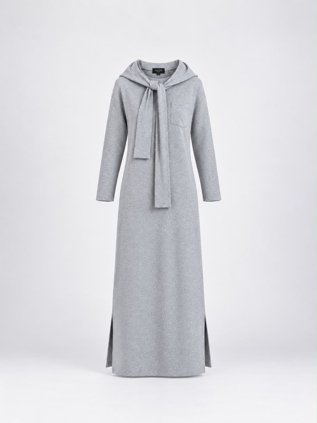 Aleeza Paris Remy 2-in-1 Hood Dress – modest dress in Grey