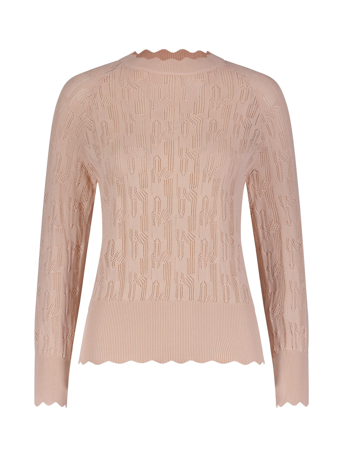 Aleeza Paris Samantha Knit Scallop Top – modest top