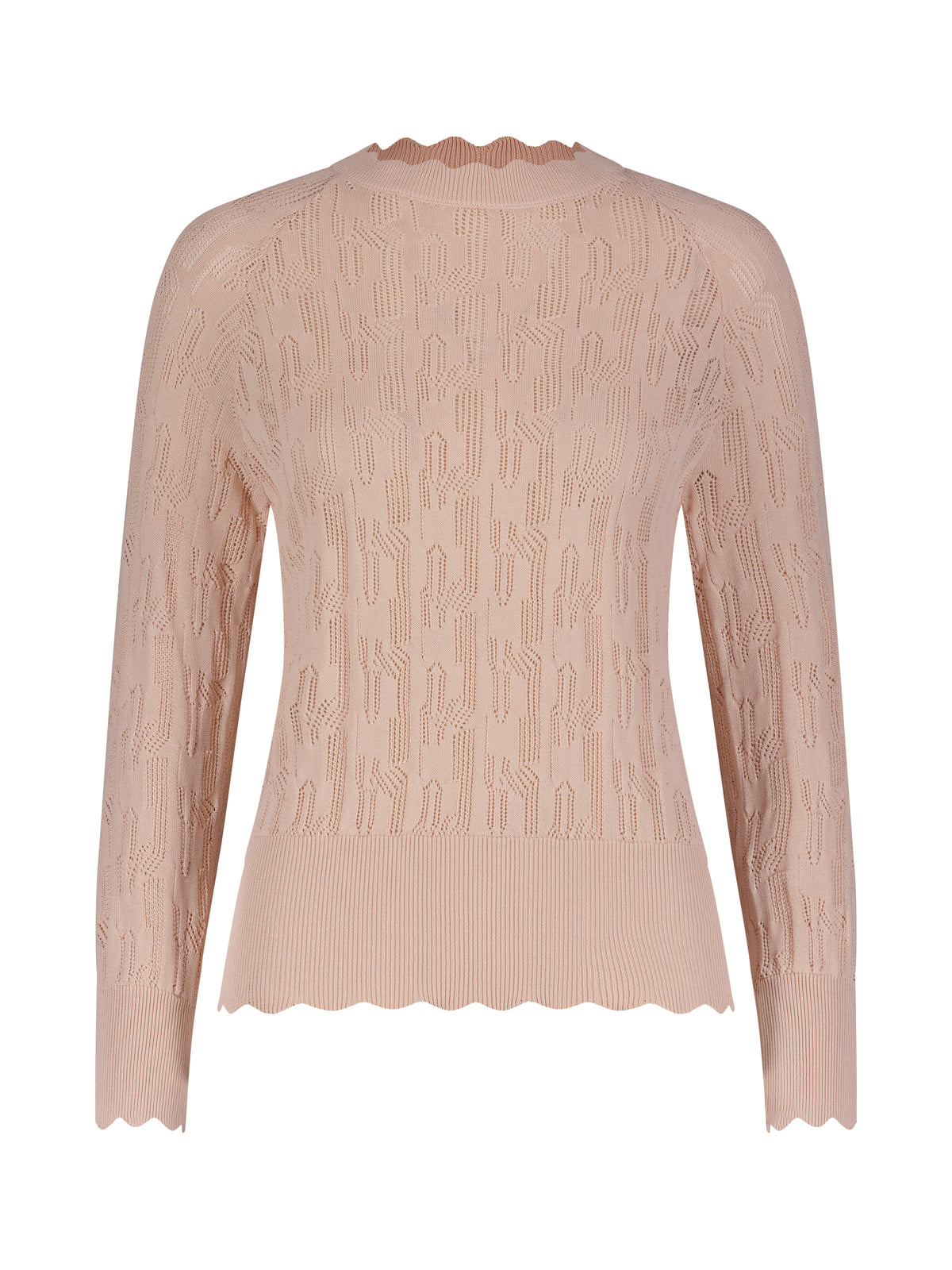 Aleeza Paris Samantha Knit Scallop Top – modest top