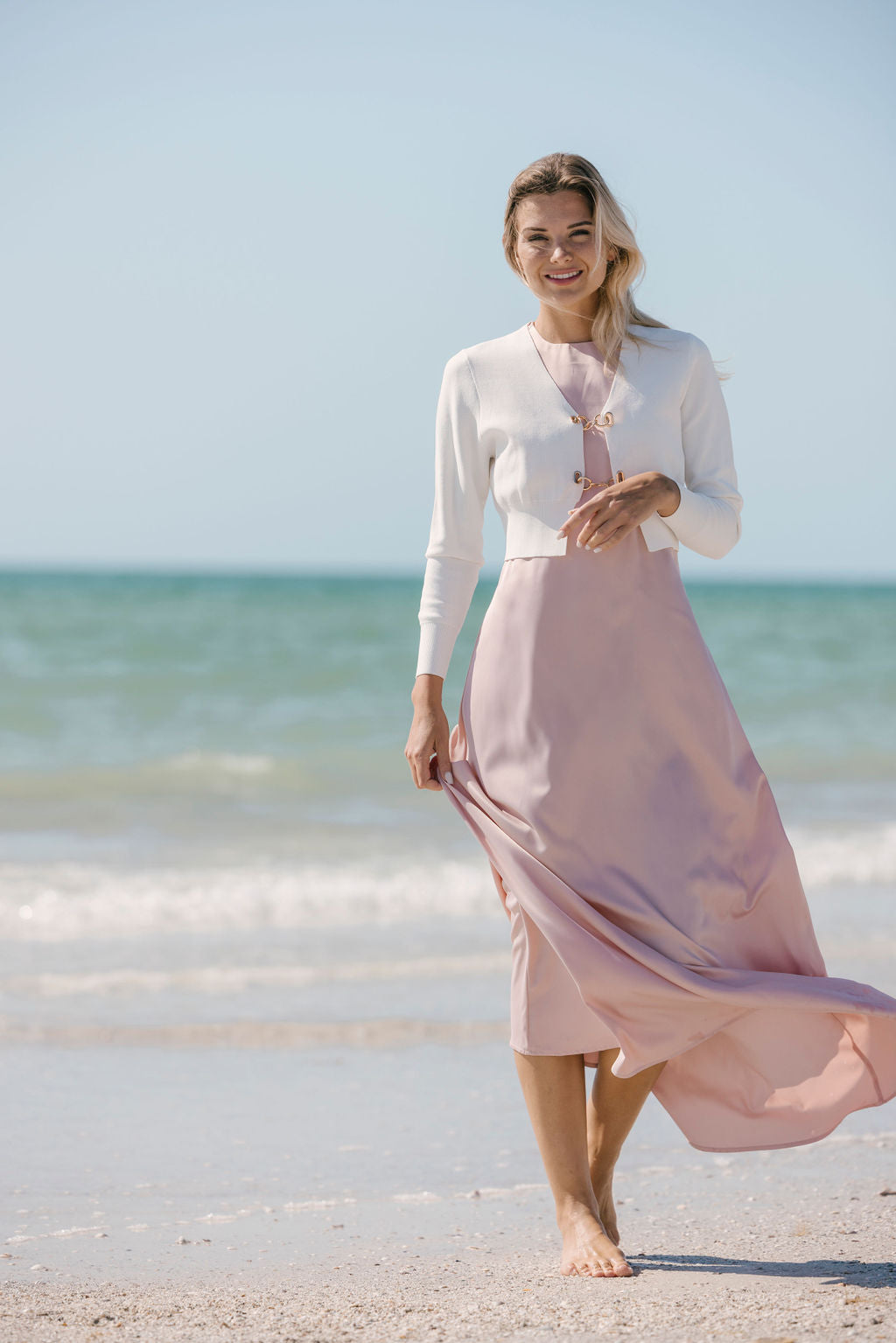 Aleeza Paris Slip Dress Closed Neck – modest dress