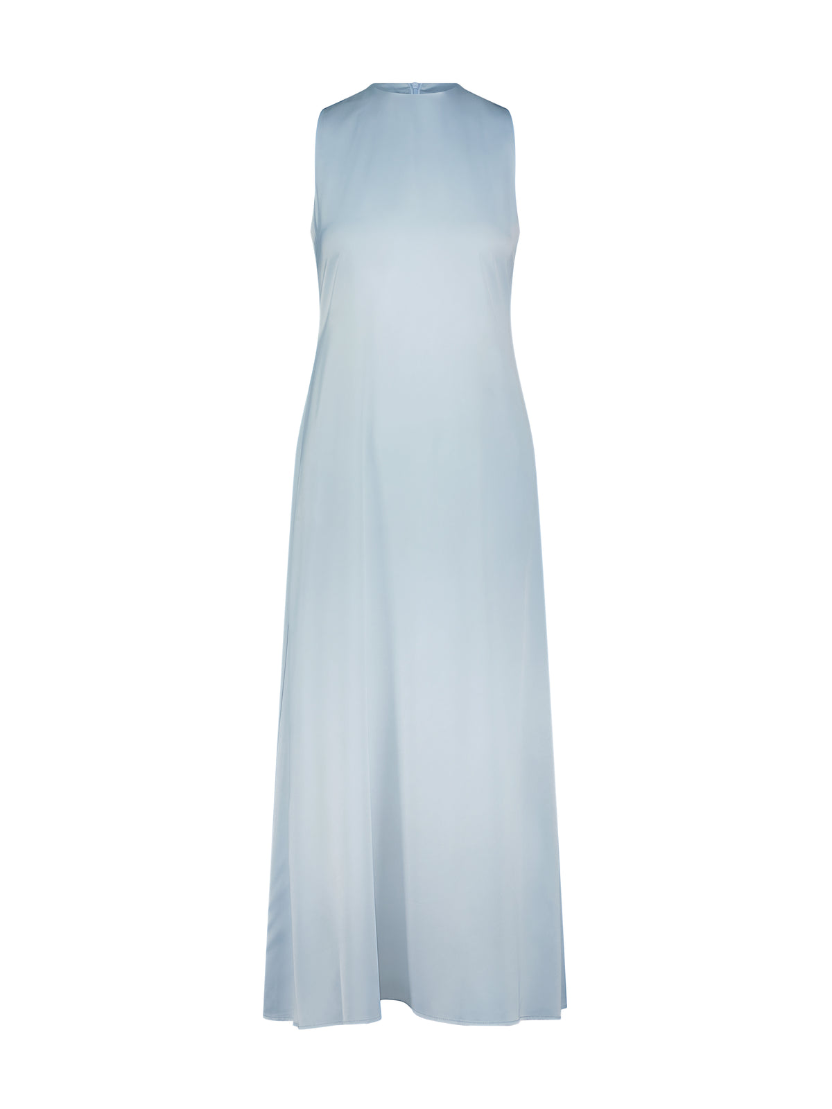 Aleeza Paris Slip Dress Closed Neck – modest dress in Dusty Blue