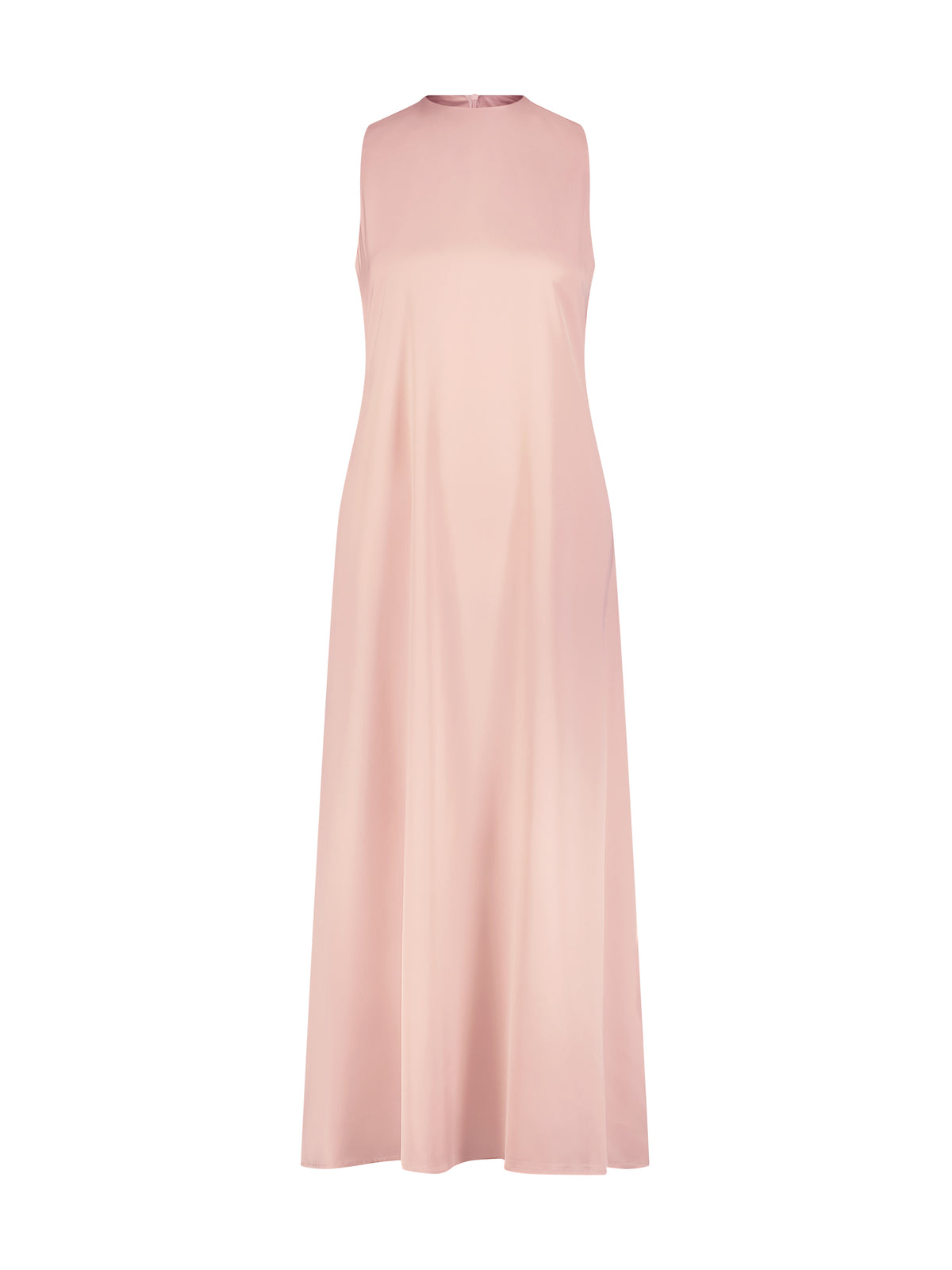 Aleeza Paris Slip Dress Closed Neck – modest dress in Dusty Pink