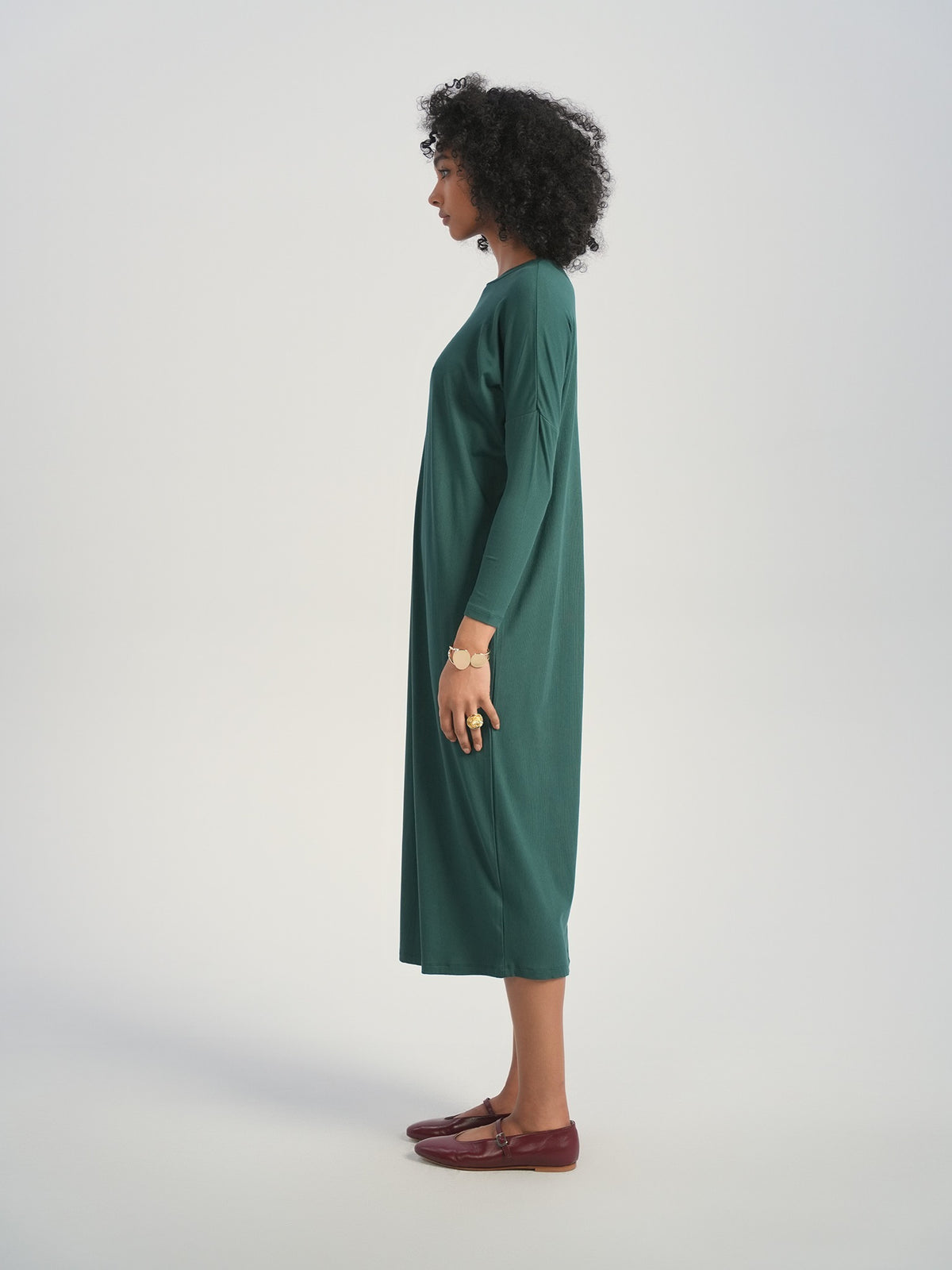 Aleeza Paris Solid Lounge Dress – modest dress