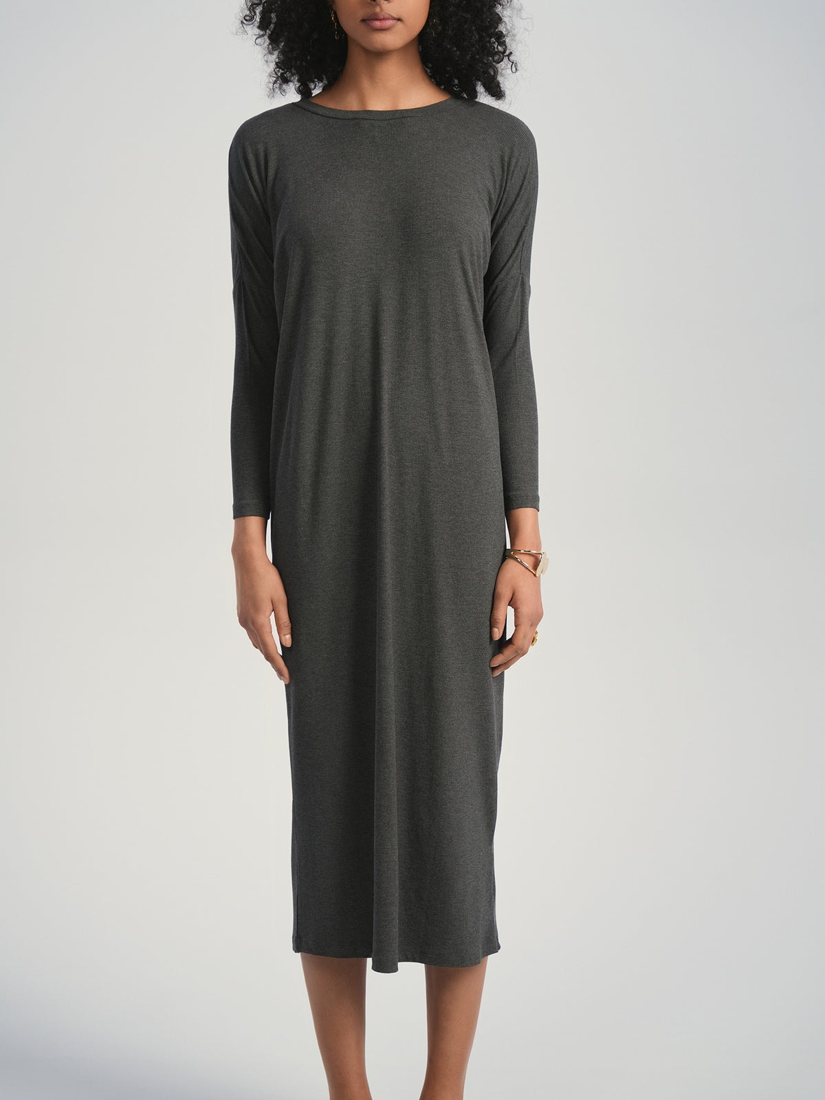 Aleeza Paris Solid Lounge Dress – modest dress