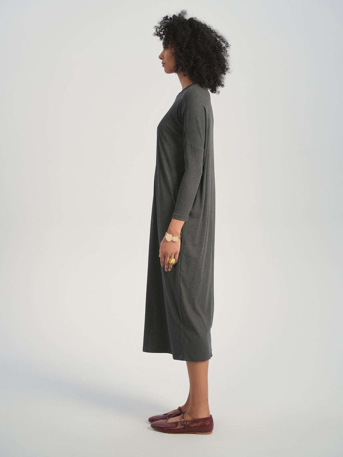 Aleeza Paris Solid Lounge Dress – modest dress