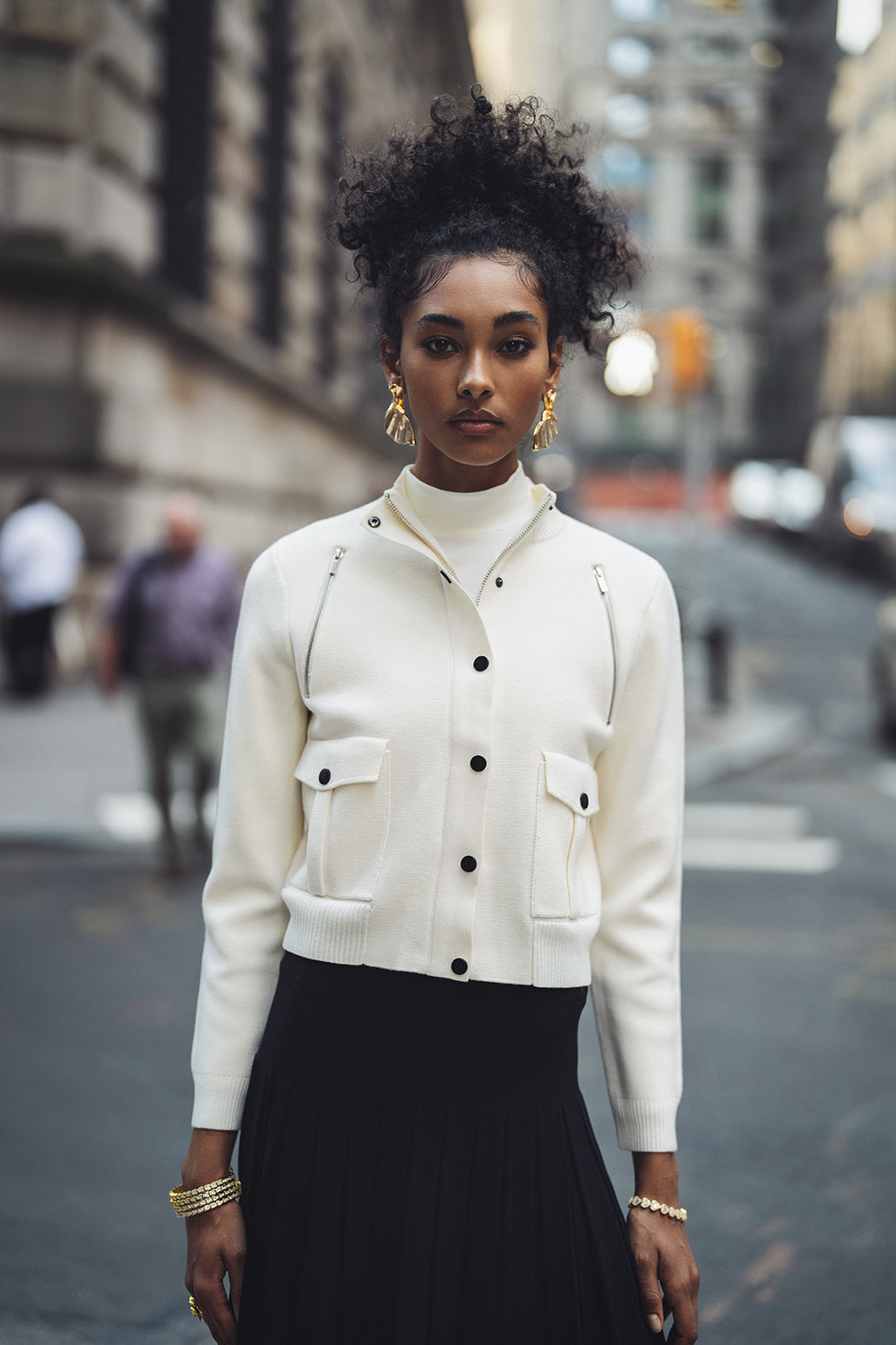 Aleeza Paris Sussex Jacket – modest top in Ivory