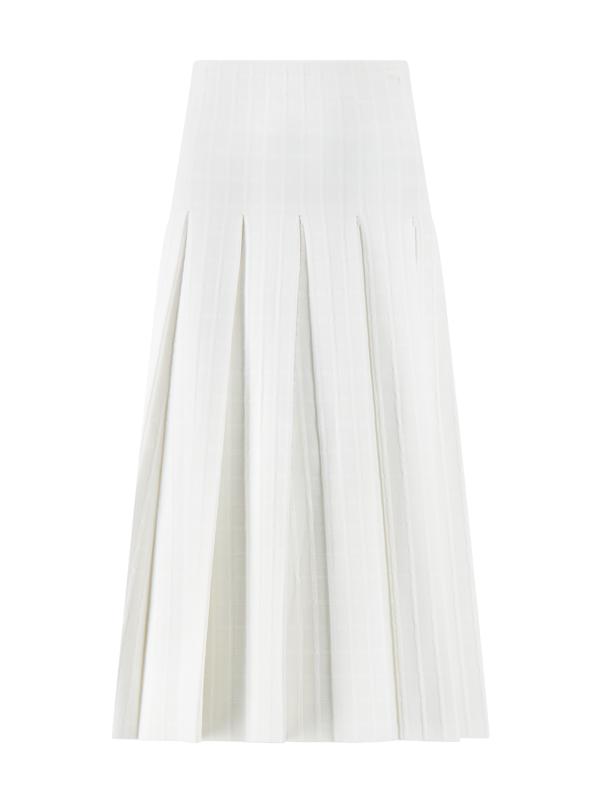 Aleeza Paris Textured Wonder Skirt – modest skirt in Ivory