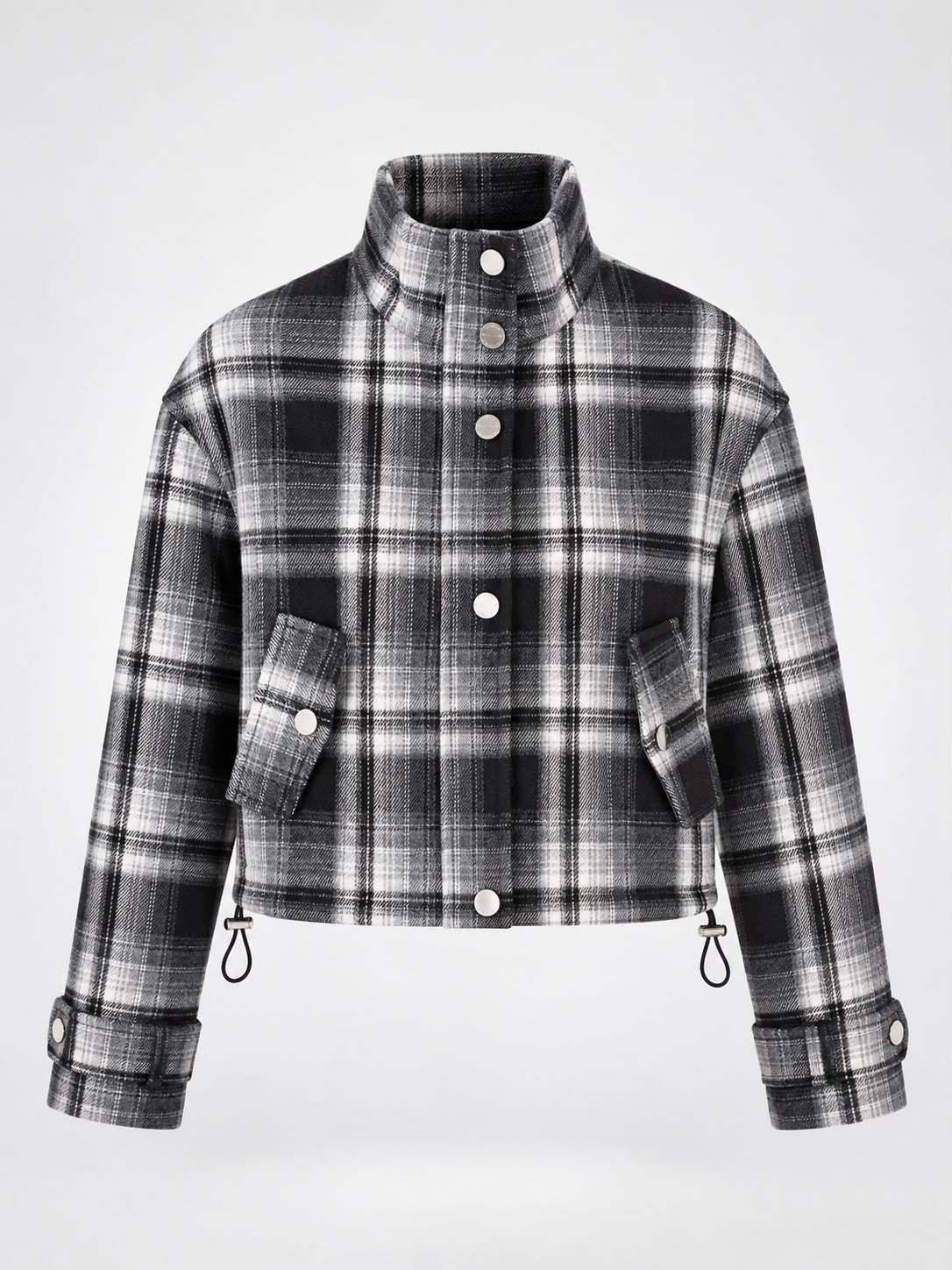 The Briar Plaid Jacket - Black Plaid