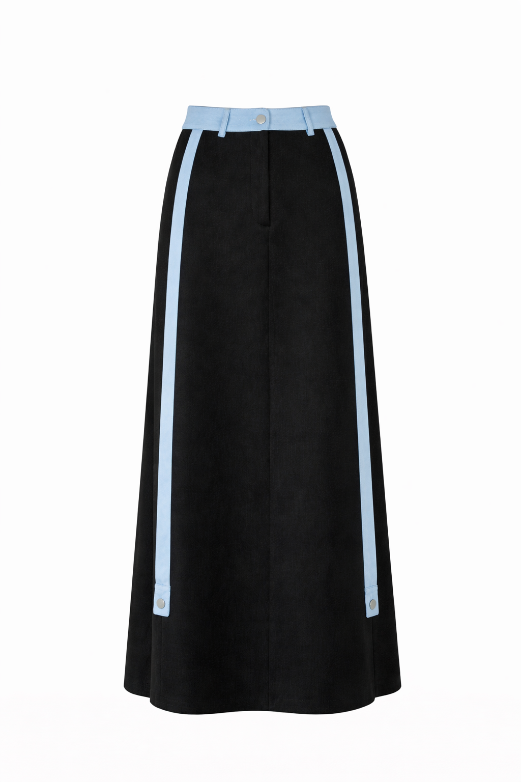 Aleeza Paris The Ellis Skirt – modest skirt in Black with Denim