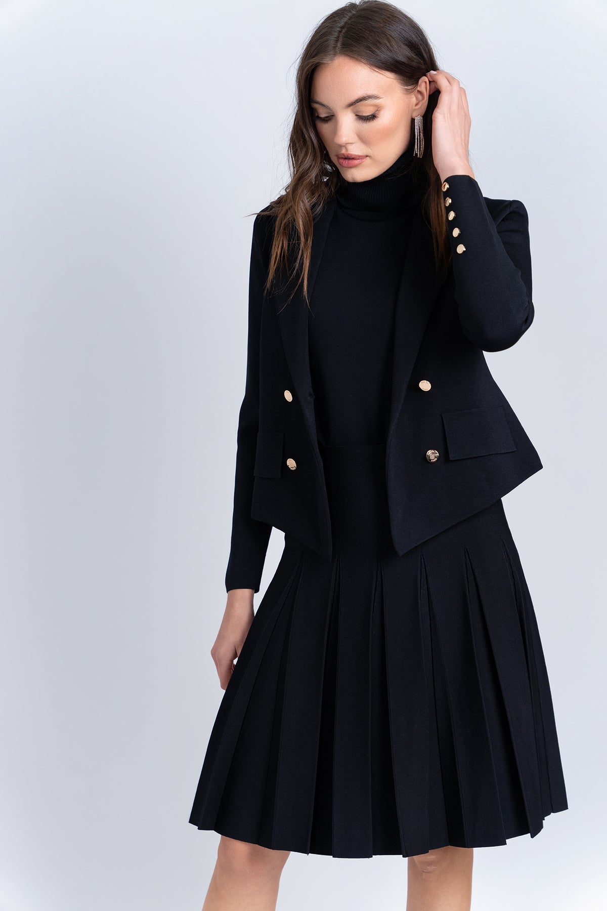 Aleeza Paris The Haylee Blazer – modest dress in Black