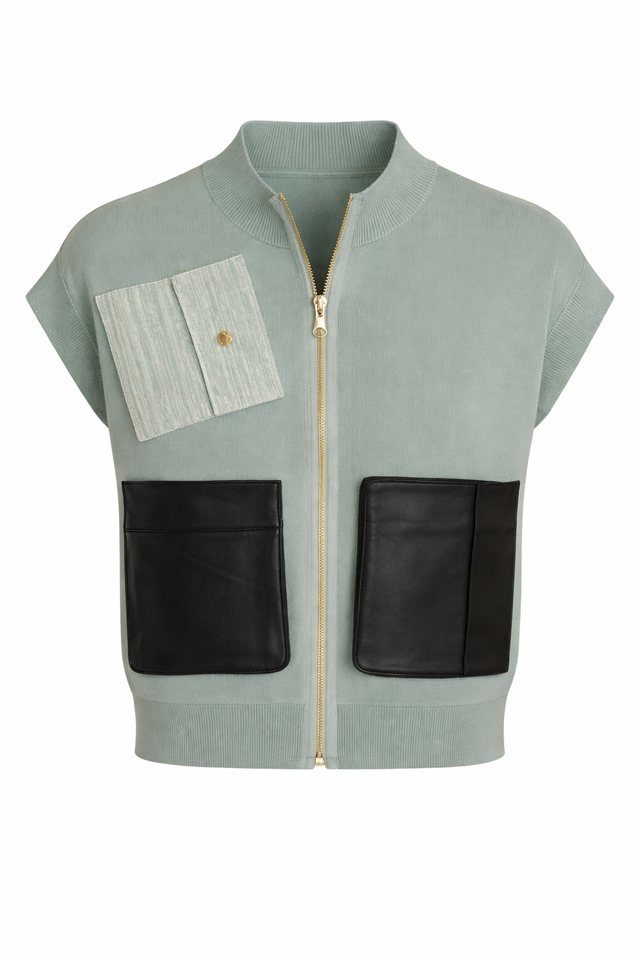 Champagne Knit Vest