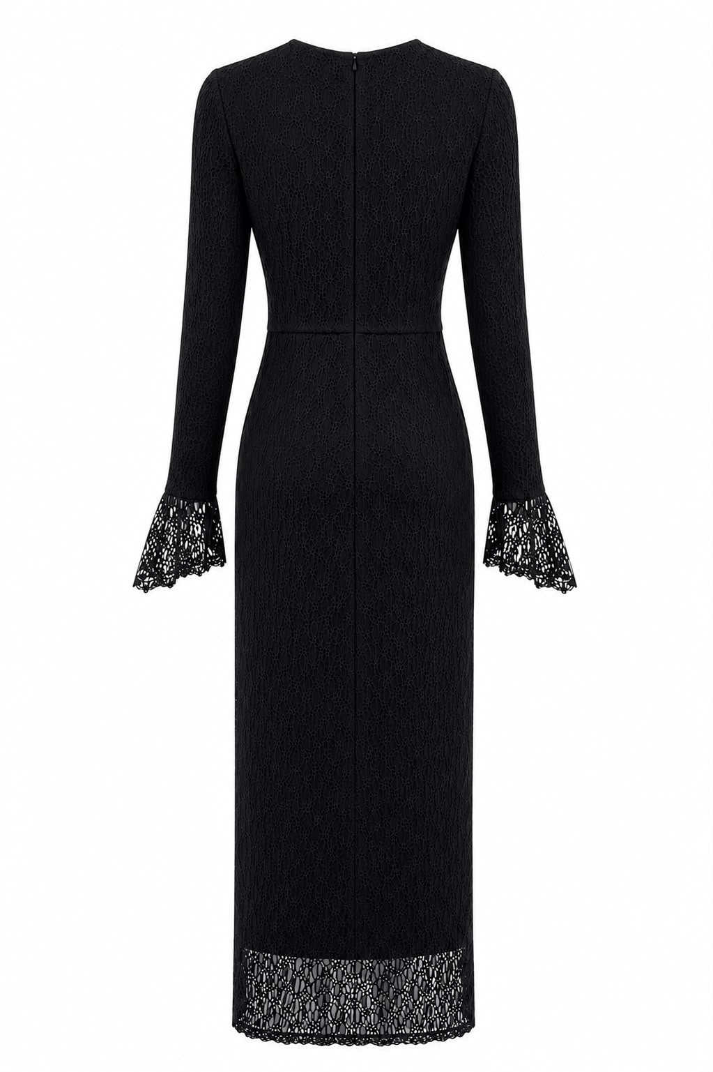 Aleeza Paris Valerie Textured Lace Dress – modest dress