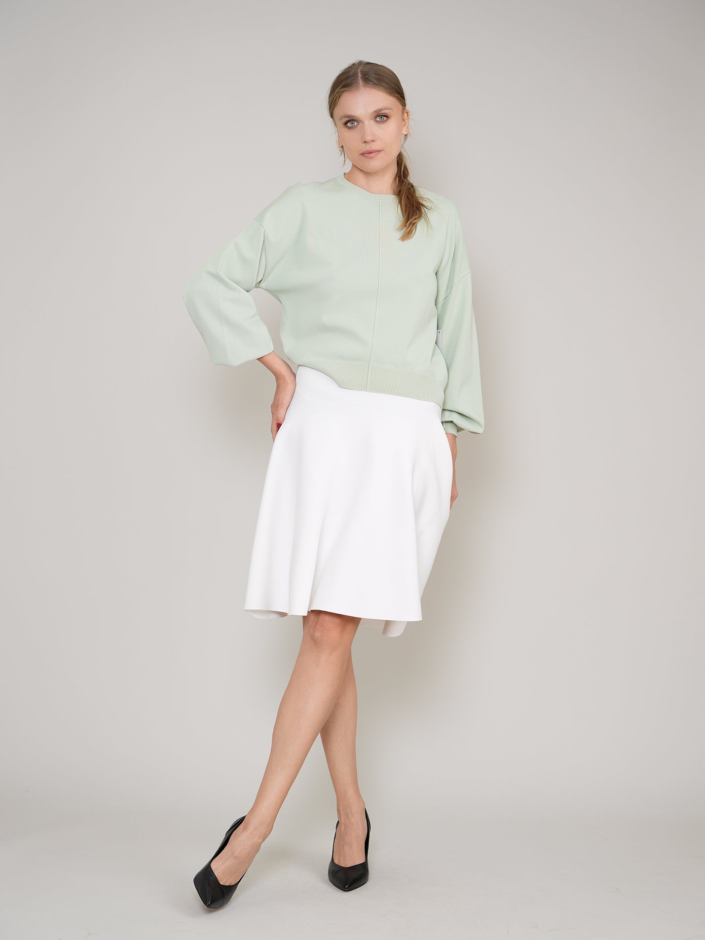 Knit Oversized Top – Aleeza Paris