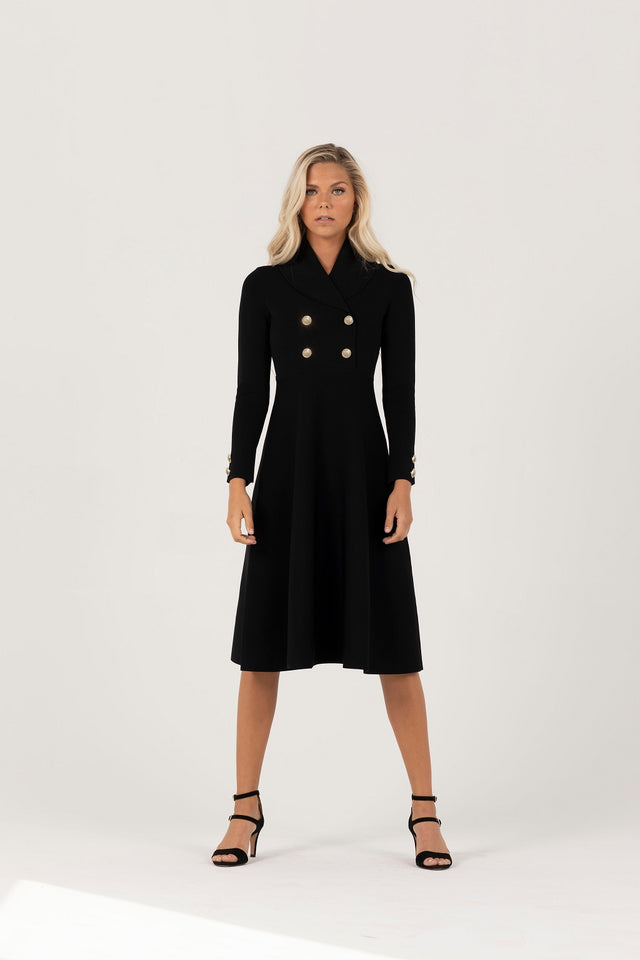Dolcetto Knit Blazer Dress With Waistline