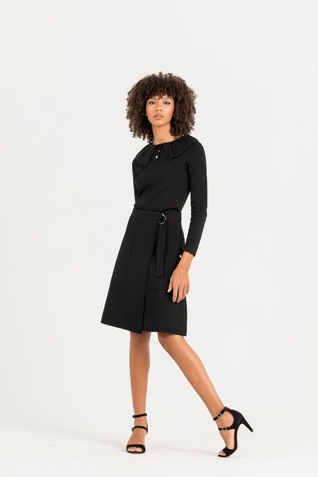 Pocket Skirt In Black