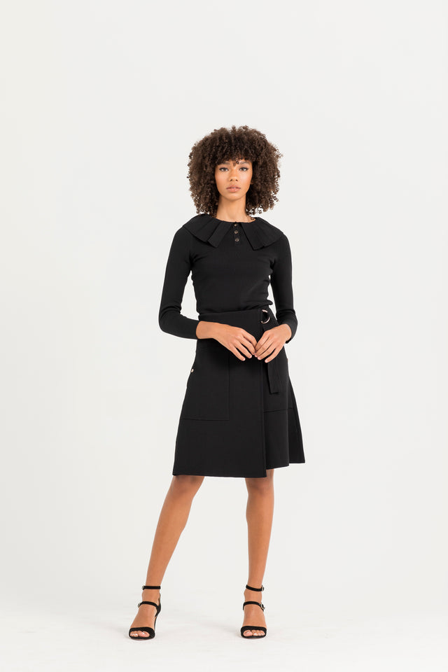 Pocket Skirt In Black