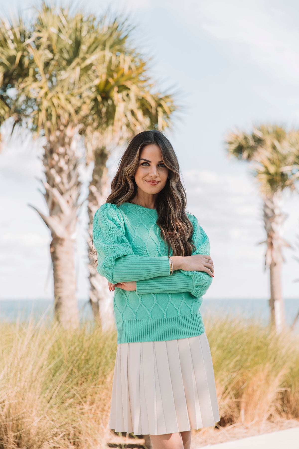 Aleeza Paris Chunky Knit Sweater – modest dress