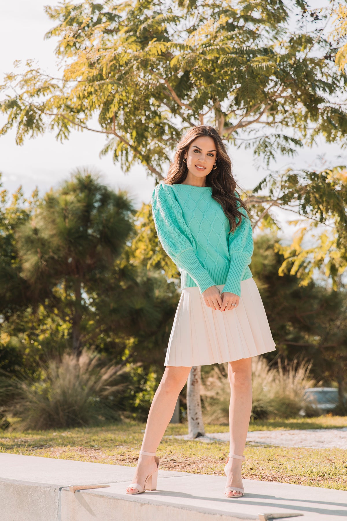 Aleeza Paris Chunky Knit Sweater – modest dress