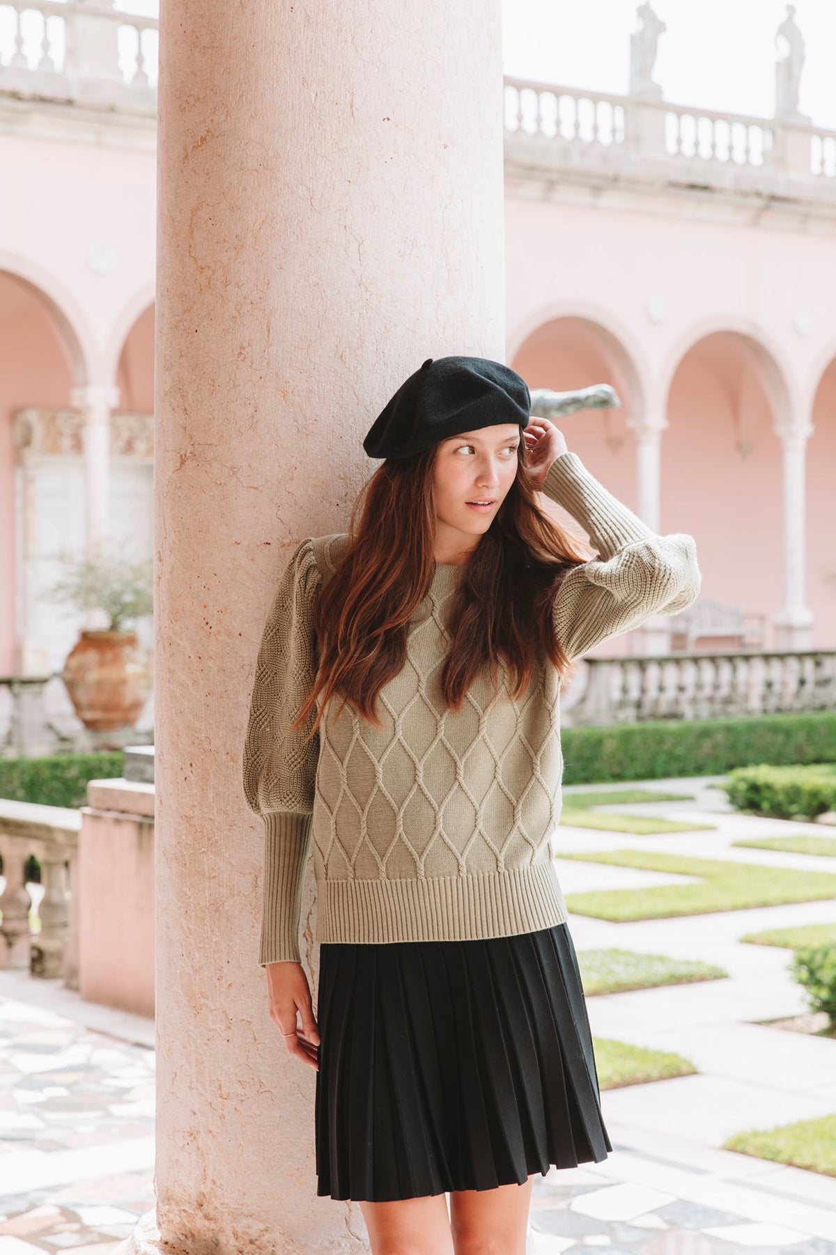 Aleeza Paris Chunky Knit Sweater – modest dress