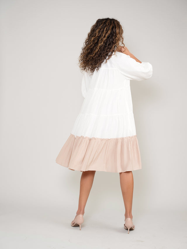Cotton Tiered Dress