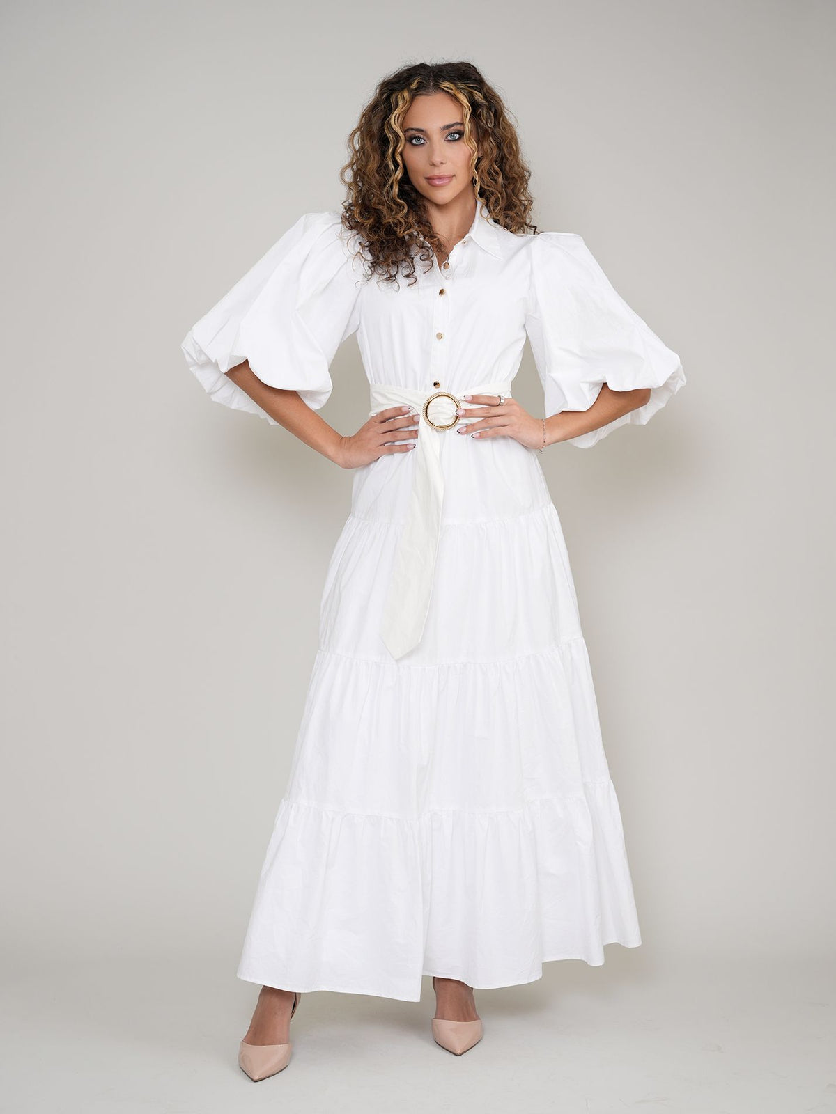 Aleeza Paris Fantasy Dress – modest dress in White