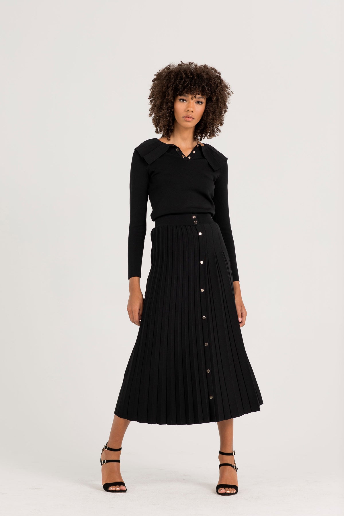 Aleeza Paris Jack Skirt In Black – modest skirt in Black