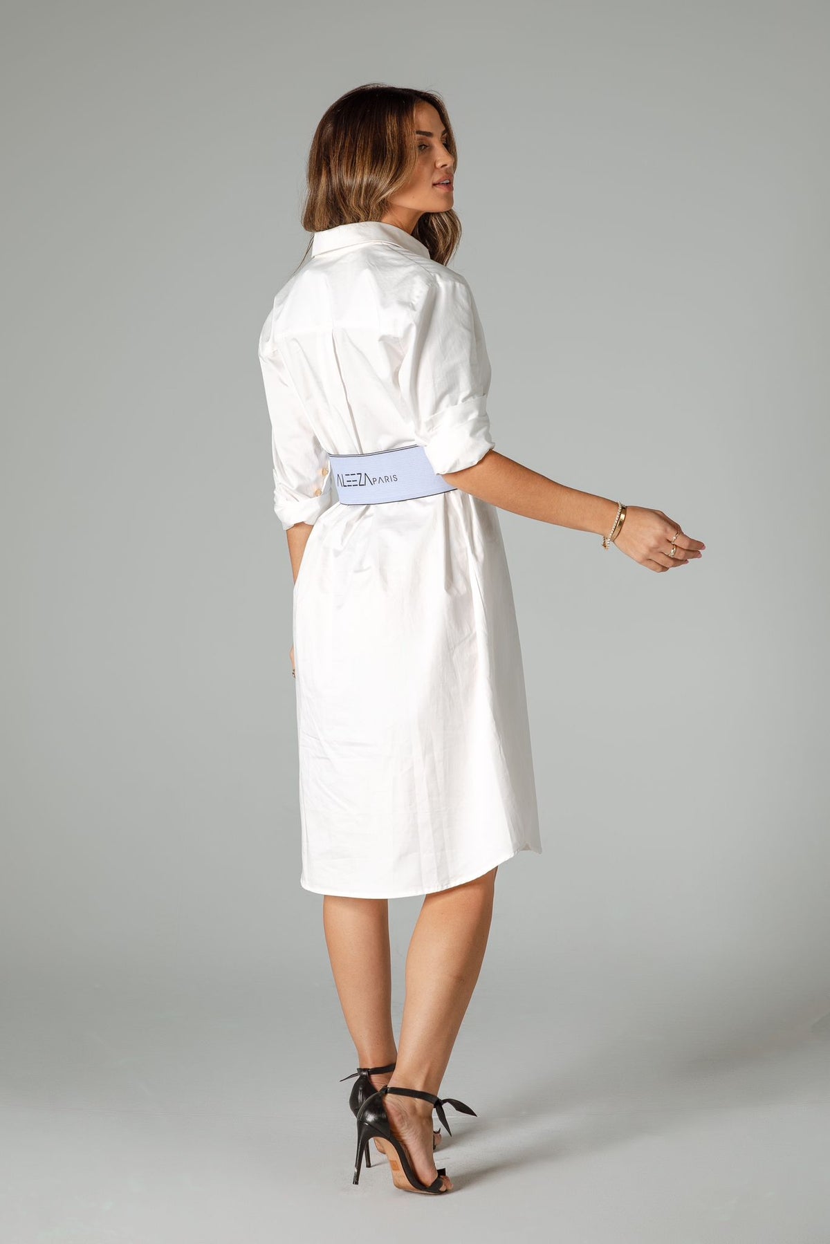 Aleeza Paris Pristine Shirt Dress – modest dress