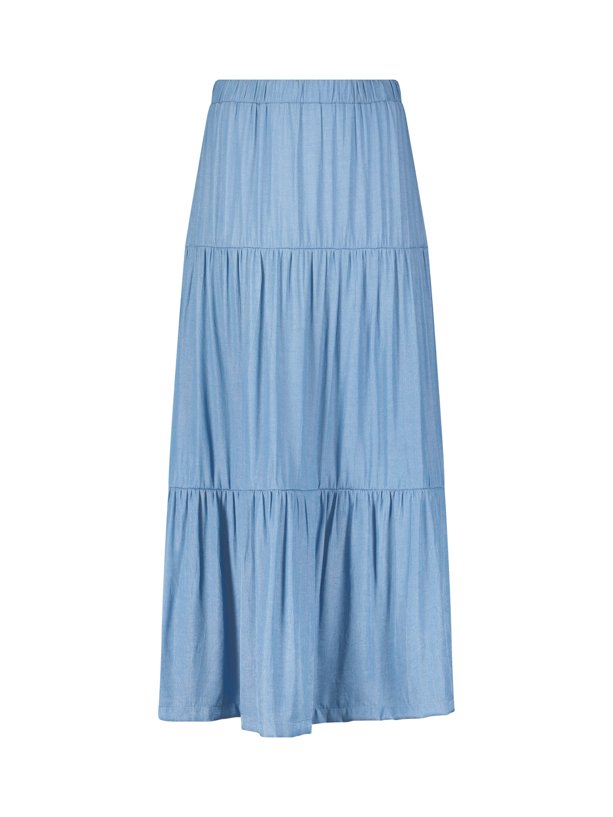 Aleeza Paris 3 Tier Skirt – modest skirt in Blue